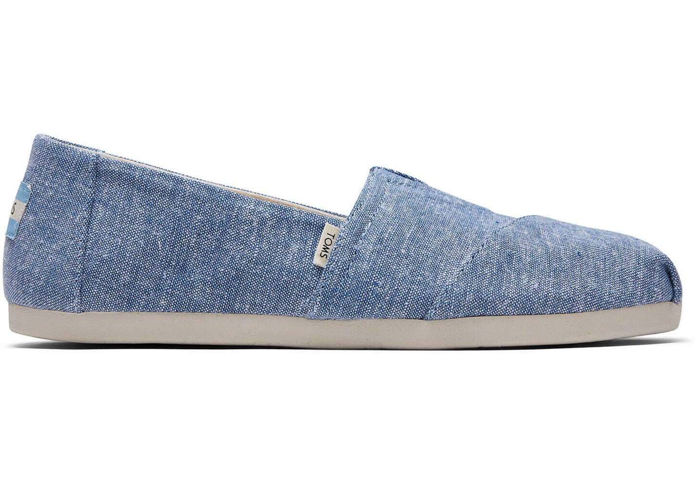 Toms Alpargata Slub Chambray Espadrille Blue - Womens - 38619-EWFN